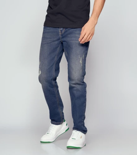 Jean Para Hombre Molderia Iron Con Proceso Oscuro UnserAZ