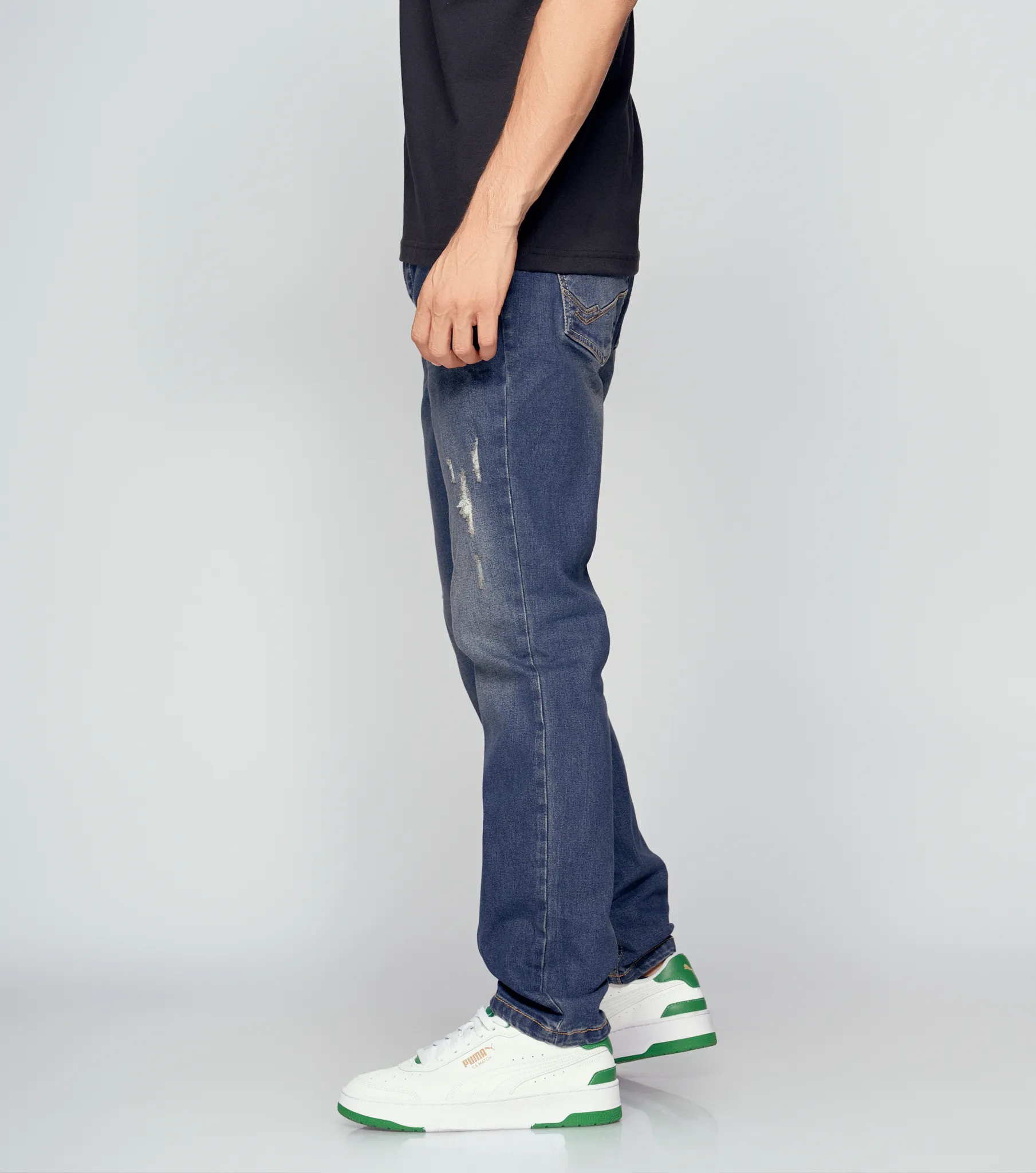 Jean Para Hombre Molderia Iron Con Proceso Oscuro Unser 830829 AZ