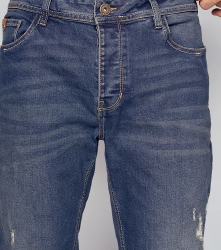 Jean Para Hombre Molderia Iron Con Proceso Oscuro UnserAZ