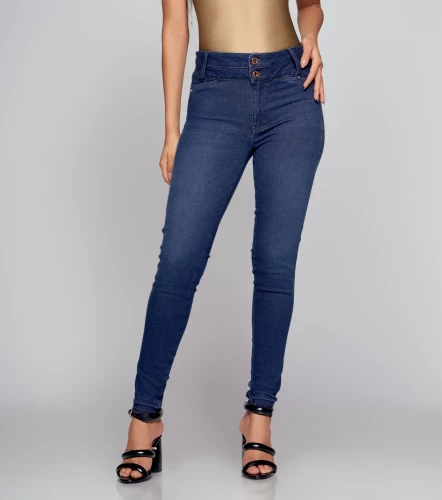 Jean Para Mujer Con Pretina Ancha Y Corte Sin Bolsillos DerekAZ