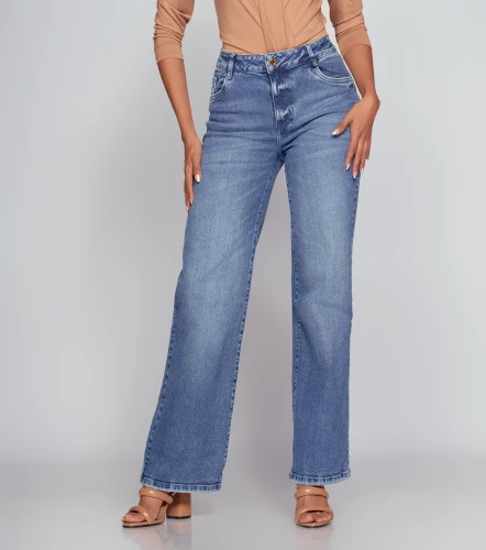 Jean Pra Mujer Comfort Bota Recta Sidney Bella DerekAZ