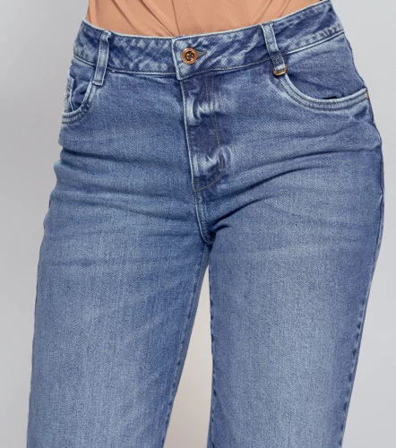 Jean Pra Mujer Comfort Bota Recta Sidney Bella DerekAZ