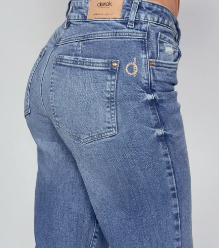 Jean Pra Mujer Comfort Bota Recta Sidney Bella DerekAZ