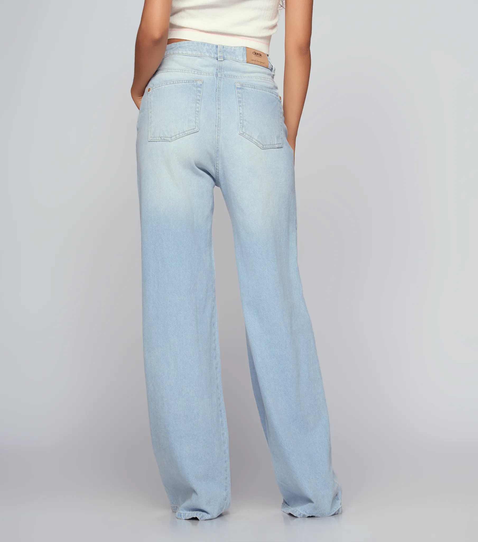 Jean Wide Leg Con Proceso Barcelona Missy Derek 834736 AZ