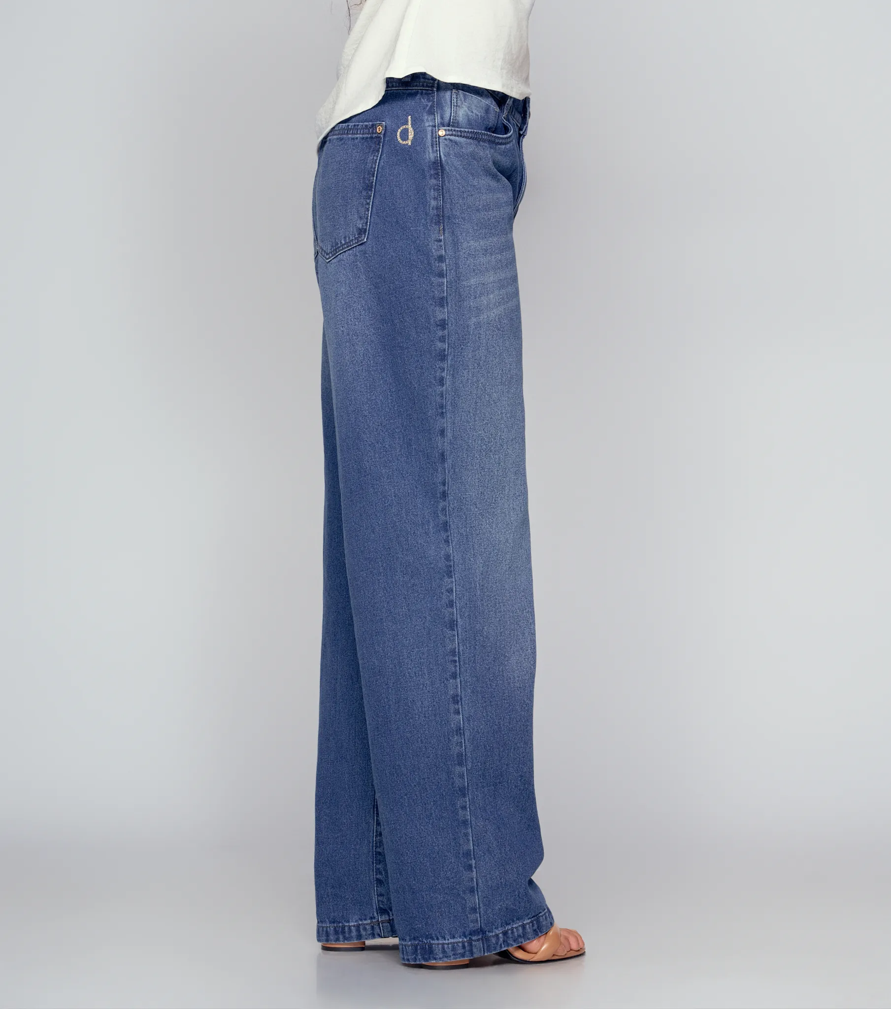 Jean Wide Leg Con Proceso Praga Anastacia Derek 834771 AZ