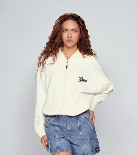 Jesse Chaqueta Oversize Tipo Bomberg Estampada Con Tejidos TyperAR