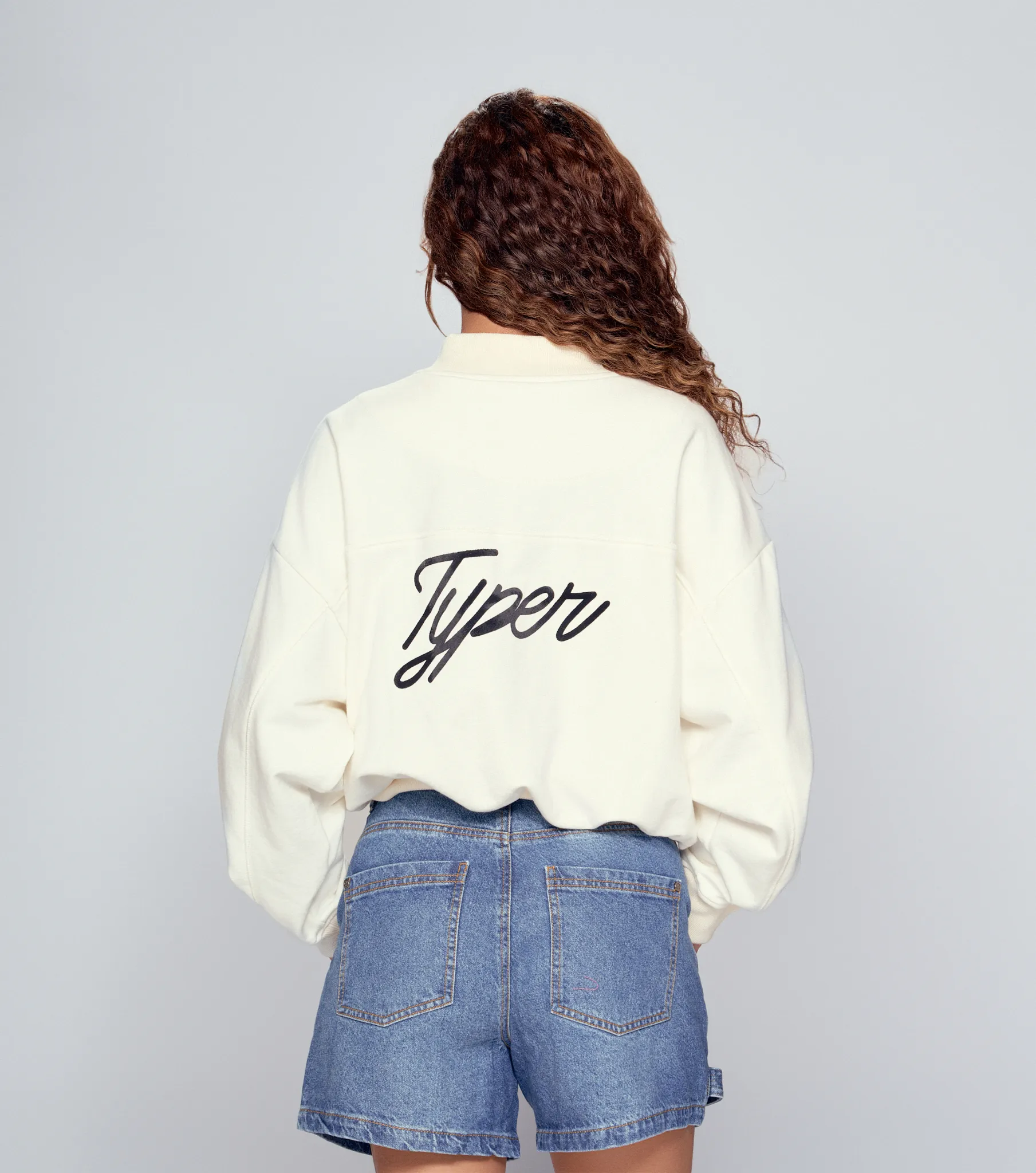 Jesse Chaqueta Oversize Tipo Bomberg Estampada Con Tejidos TyperAR