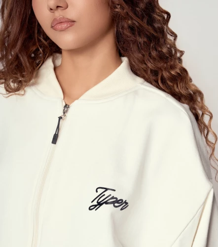 Jesse Chaqueta Oversize Tipo Bomberg Estampada Con Tejidos TyperAR