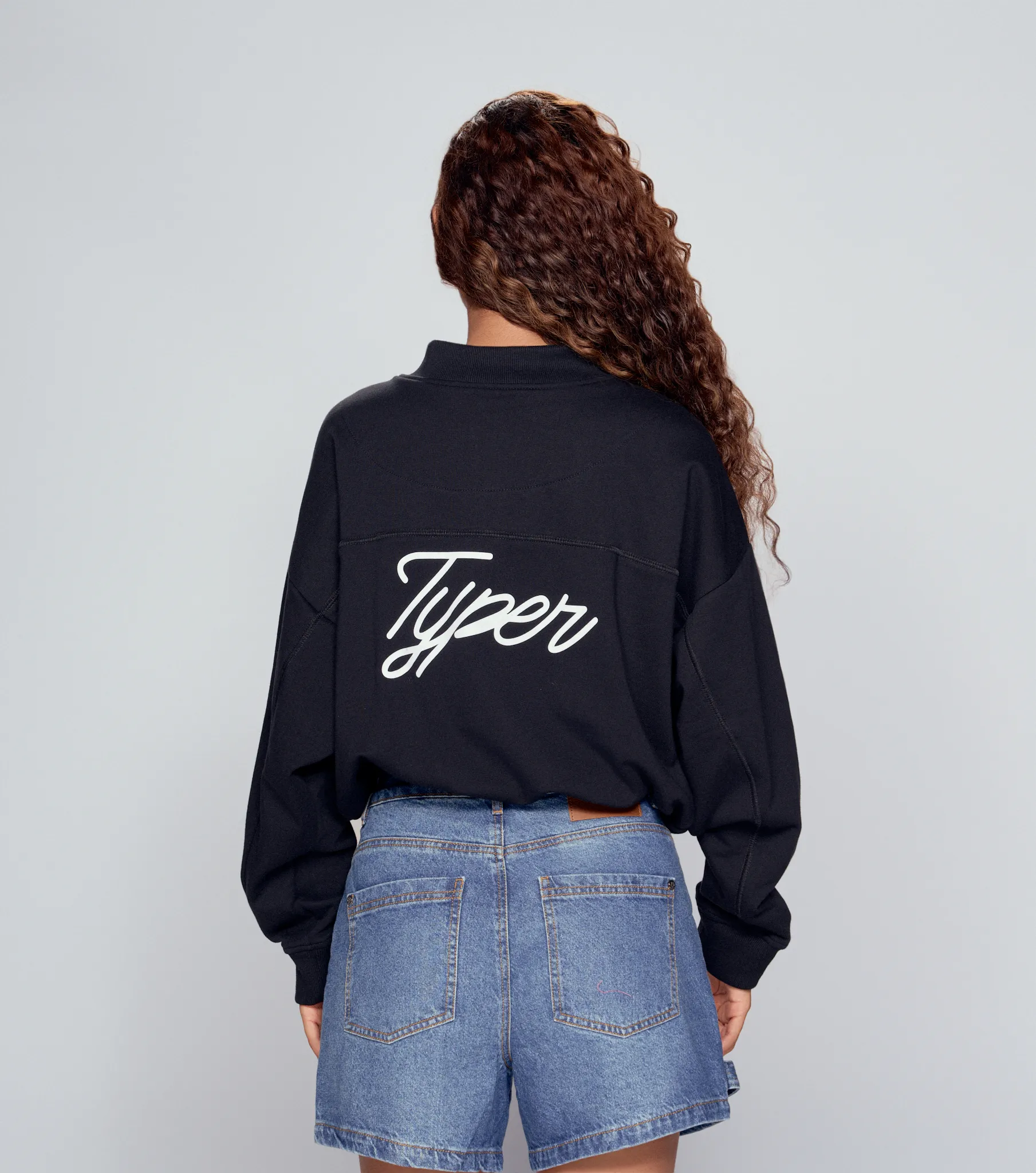 Jesse Chaqueta Oversize Tipo Bomberg Estampada Con Tejidos TyperNG