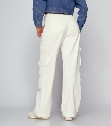 Lisboa Pantalon Wide Leg Cargo TyperCR