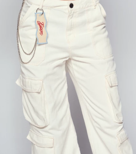 Lisboa Pantalon Wide Leg Cargo TyperCR