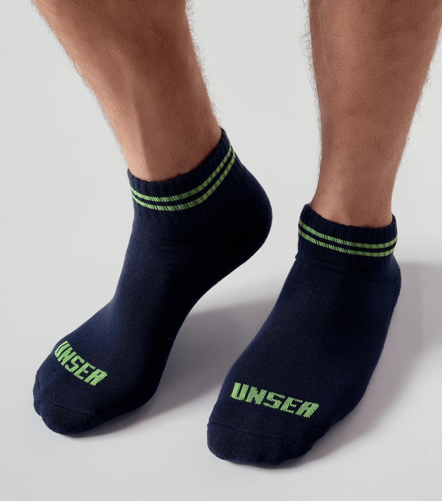 Luis Media Tripack Tobillera Unicolor Con Lineas En Puno Unser 835549 CU