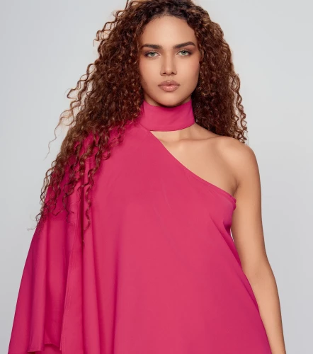 Madelaide Blusa Asimetrica Con Detalle En Cuello Unicolor DerekMR