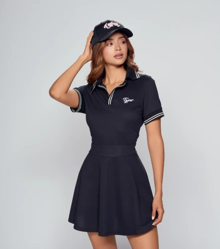 Margy Vestido Con Tejidos En Contraste TyperNG