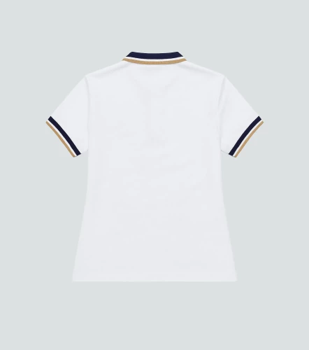 Mary Blusa Polo Con Cortes Cuello Y Punos Tejidos UnserBL