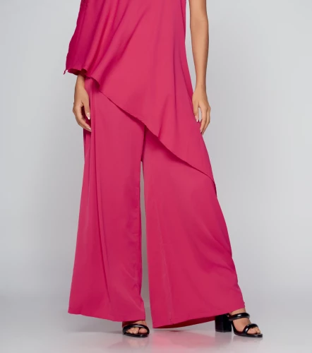 Pantalon Para Mujer Bota Amplia Unicolor DerekMR