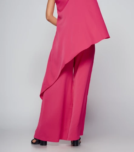 Pantalon Para Mujer Bota Amplia Unicolor DerekMR