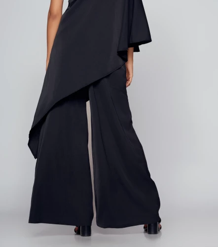 Pantalon Para Mujer Bota Amplia Unicolor DerekNG