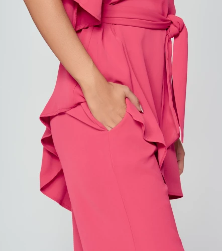 Pantalon Para Mujer Bota Recta Unicolor DerekFS