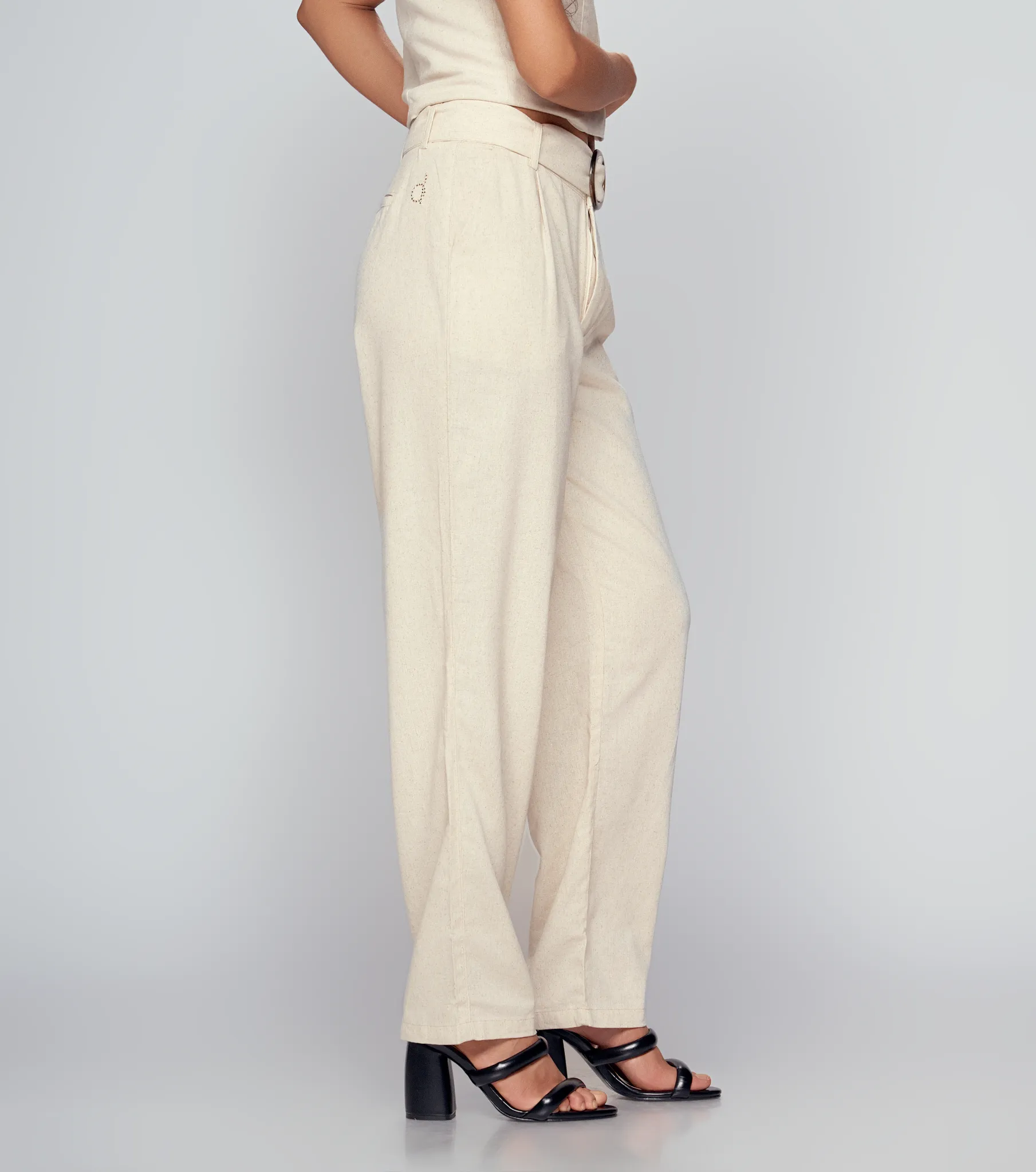 Pantalon Para Mujer En Lino Unicolor Anitta Derek 834363 KQ