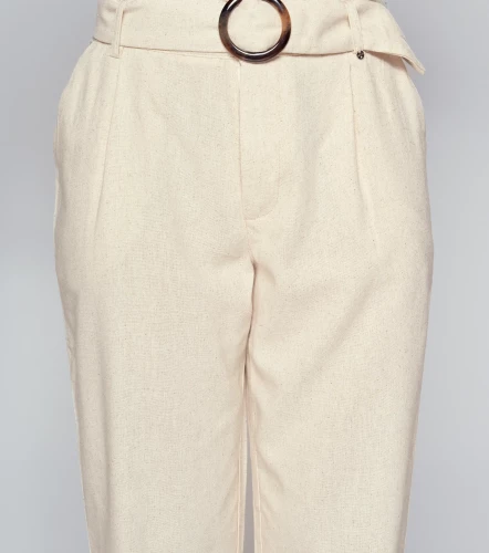 Pantalon Para Mujer En Lino Unicolor Anitta DerekKQ