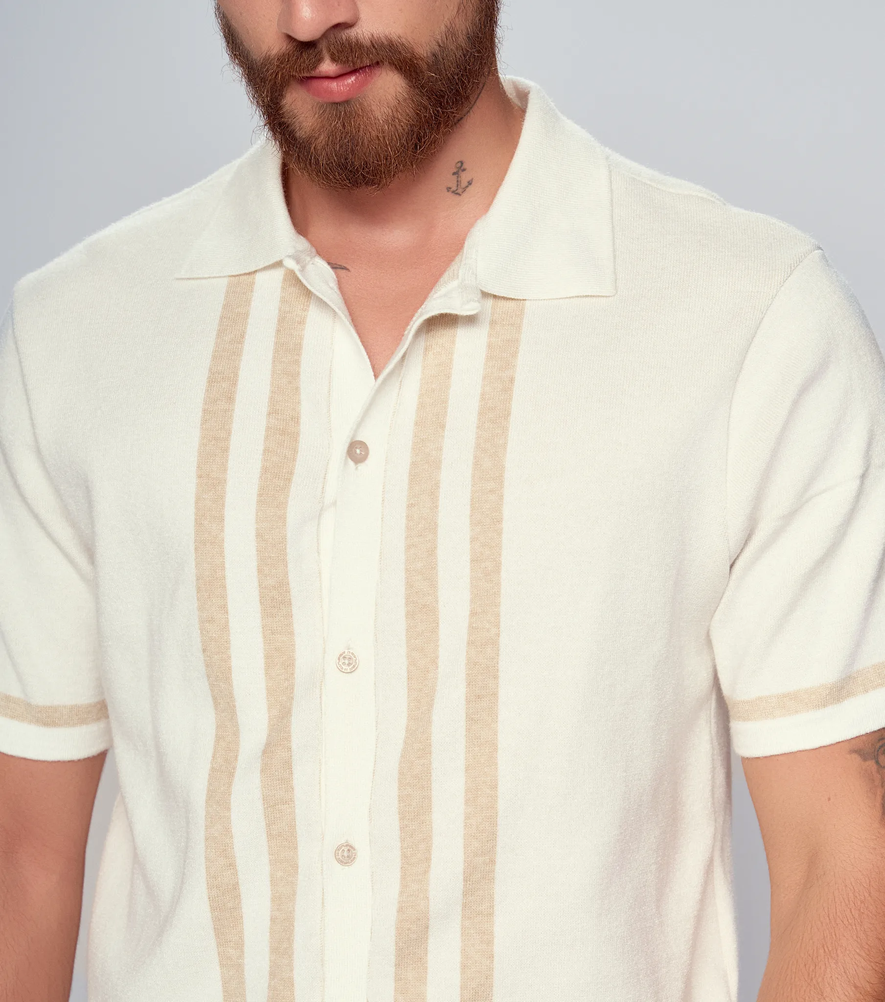 Paolo Camisa Tejida Combinada Unser 835544 AR