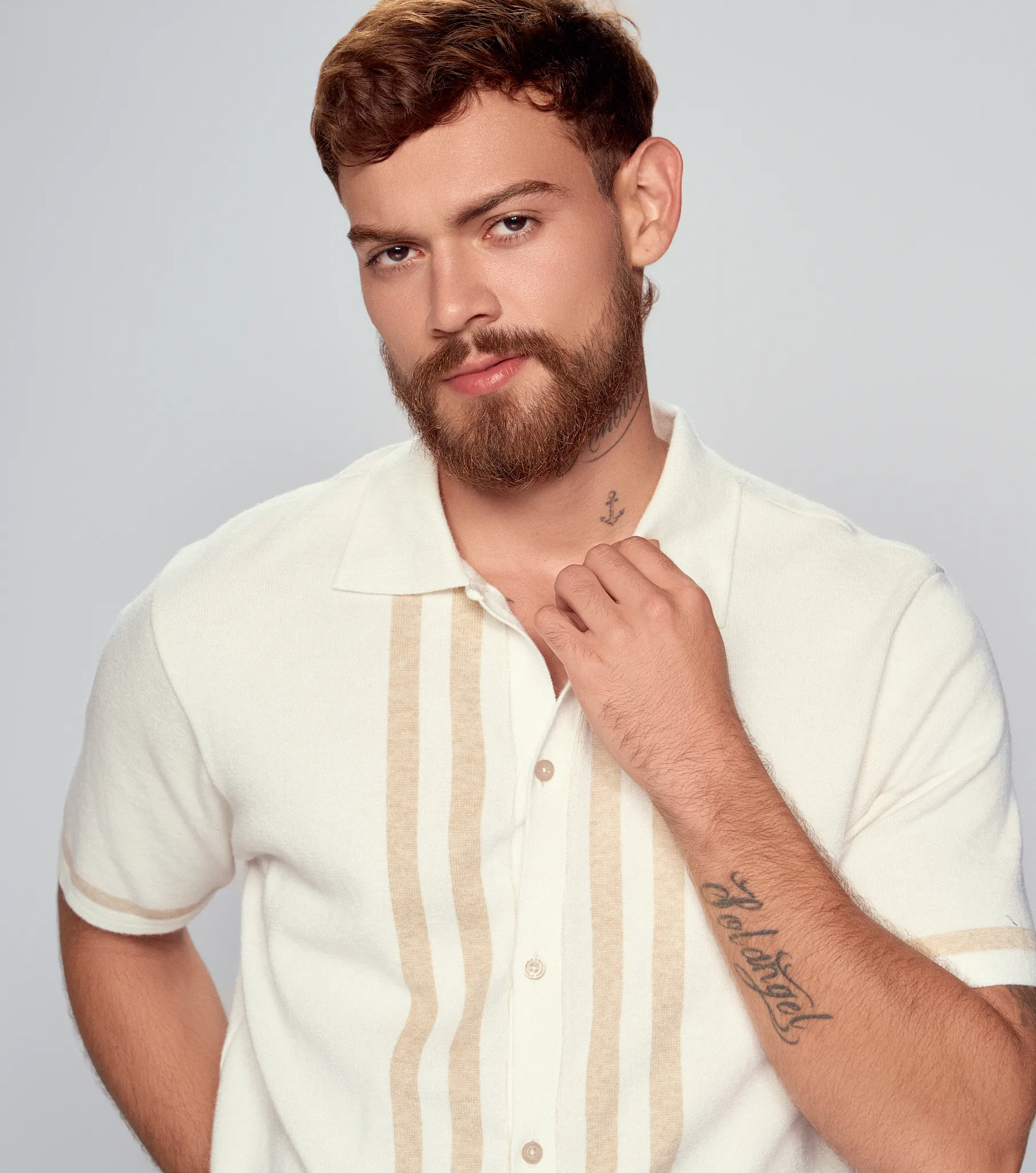 Paolo Camisa Tejida Combinada Unser 835544 AR