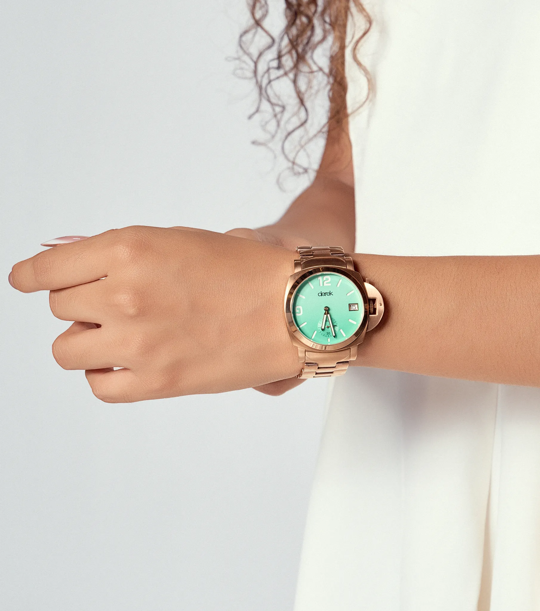 Reloj Con Pulso Metalico Para Mujer Derek 830579 VC