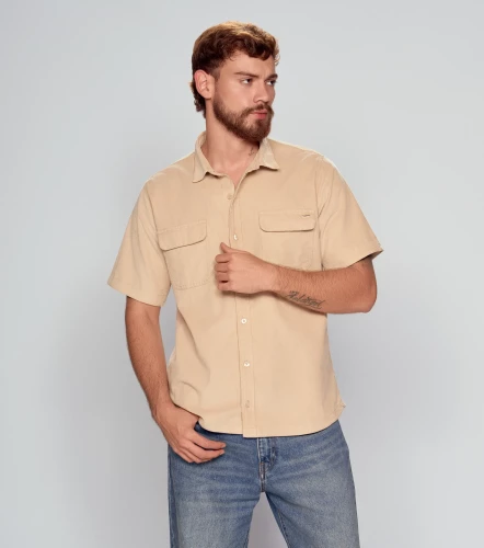 Renzo Camisa Slim Masculina GasBG