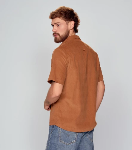 Renzo Camisa Slim Masculina GasCD