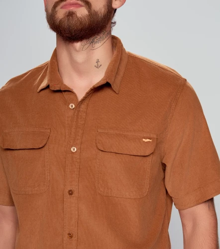 Renzo Camisa Slim Masculina GasCD