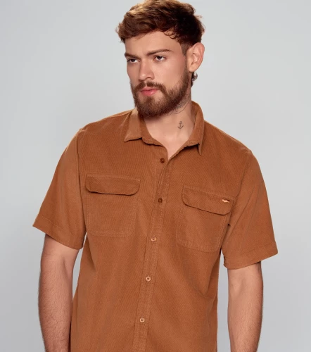 Renzo Camisa Slim Masculina GasCD