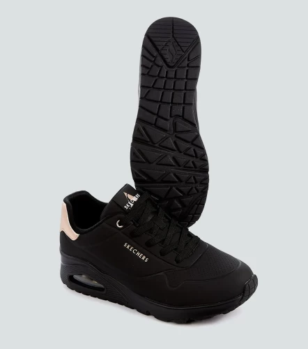 Tenis Skechers Duraleather Metallic HeelNG