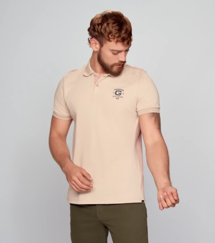 Montse Polo Masculina Slim Fit GasAR