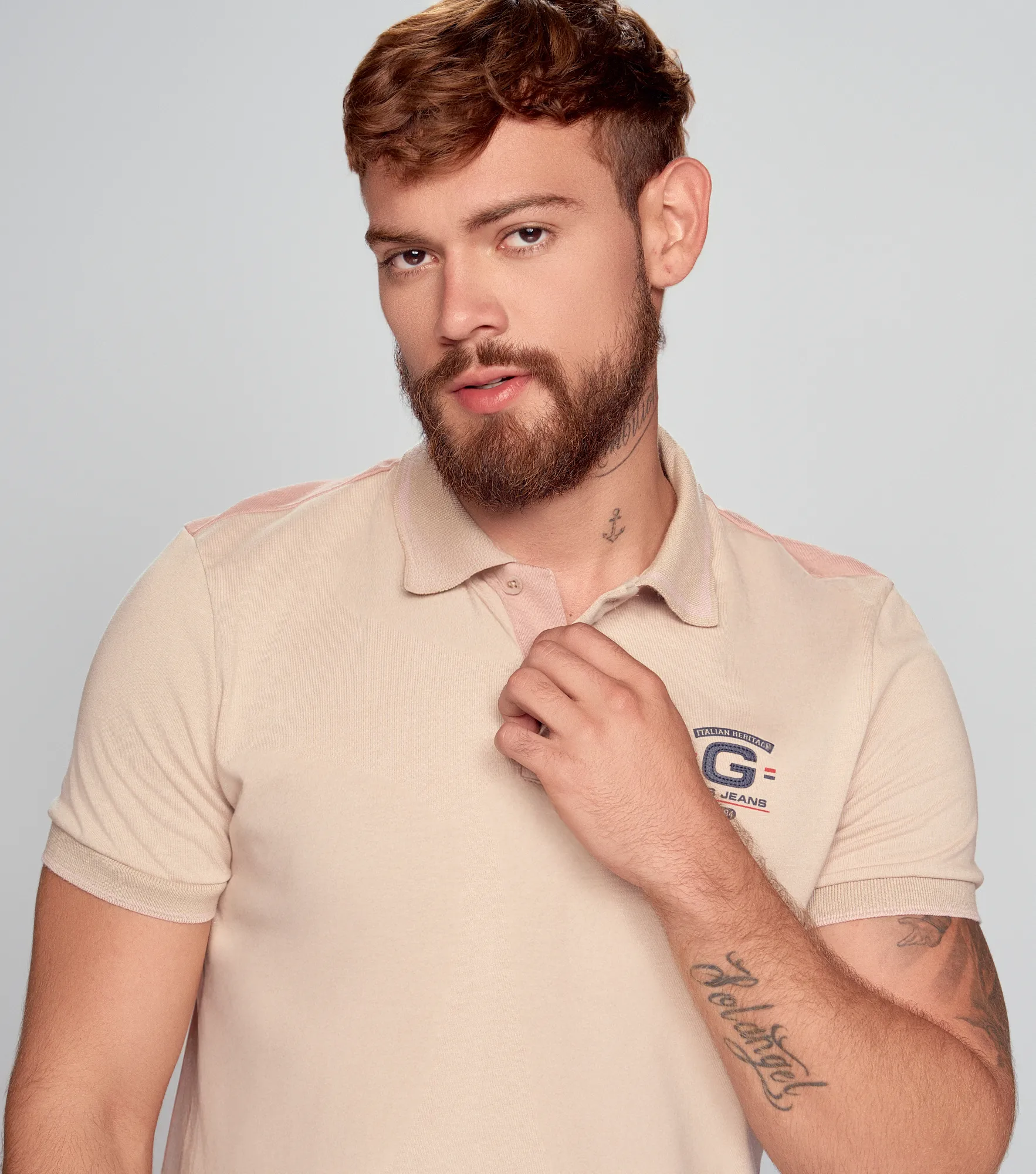 Montse Polo Masculina Slim Fit Gas 833135 AR