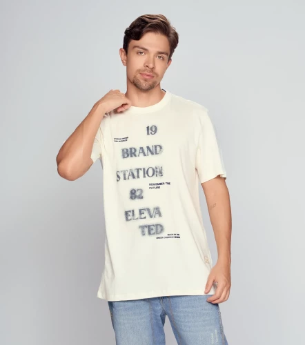 Comfort Leo T Shirt Con Estampado Difuminado UnserAR