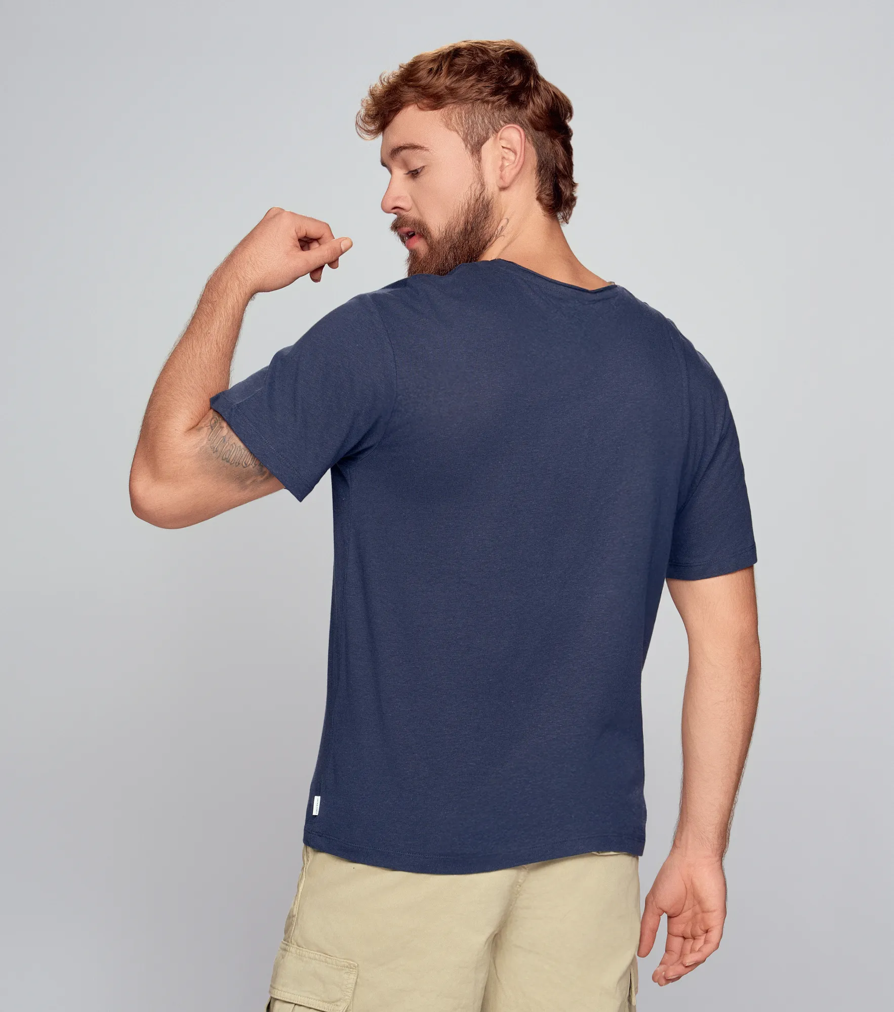 Camiseta Jack And Jones Jjesummer Linen Tee Ss O Neck 131160 AZ