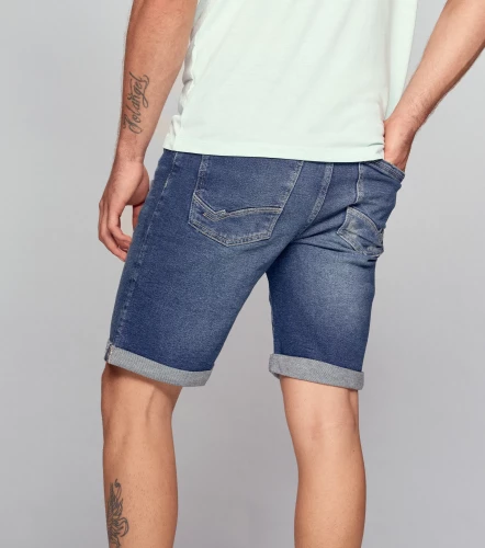 Bermuda Para Hombre En Indigo 5 Bolsillos UnserAZ