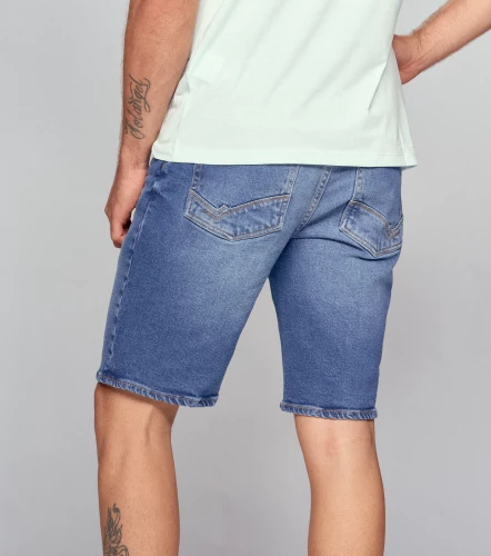 Adrian Bermuda Con Bigotes Y Estampado UnserAZ