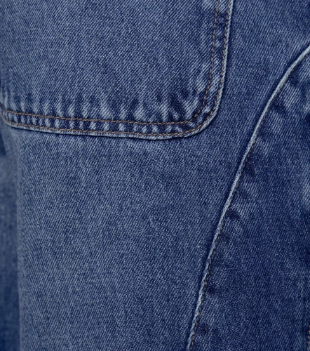 Jorts Para Mujer Tipo Bermuda En Indigo Con Proceso DerekAZ