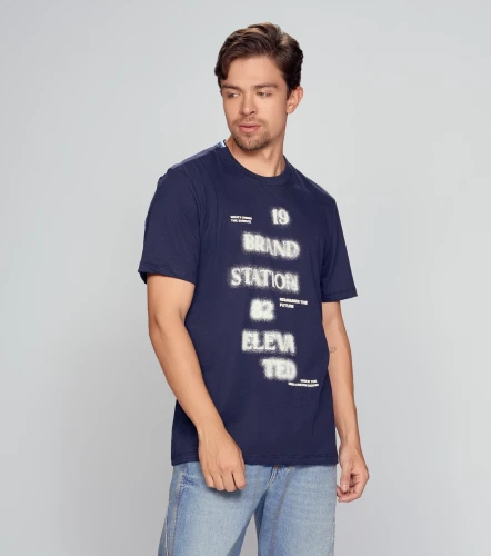 Comfort Leo T Shirt Con Estampado Difuminado UnserAV