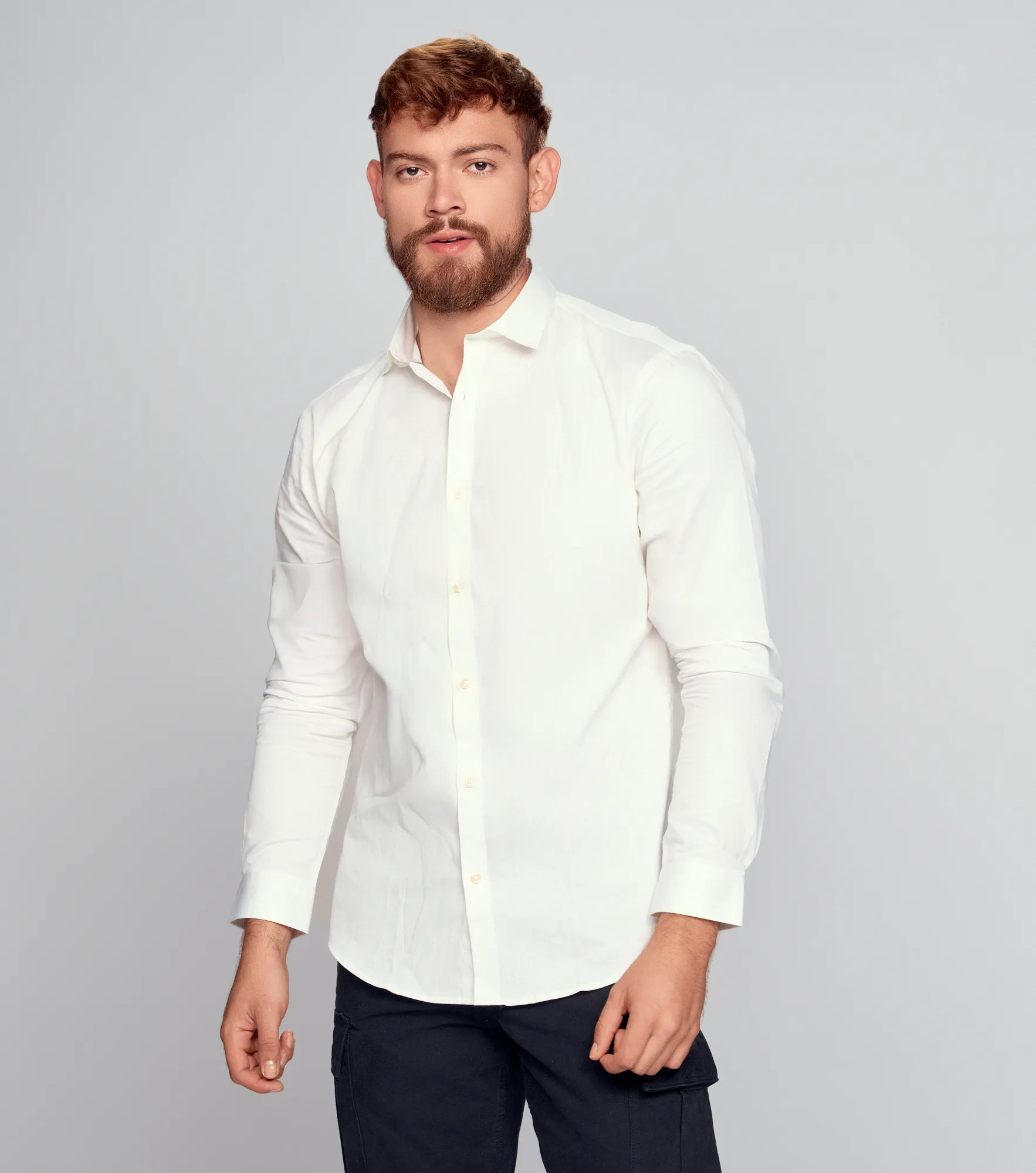 Camisa Jack And Jones Jprblacardiff Shirt L S Noos 131153 BL