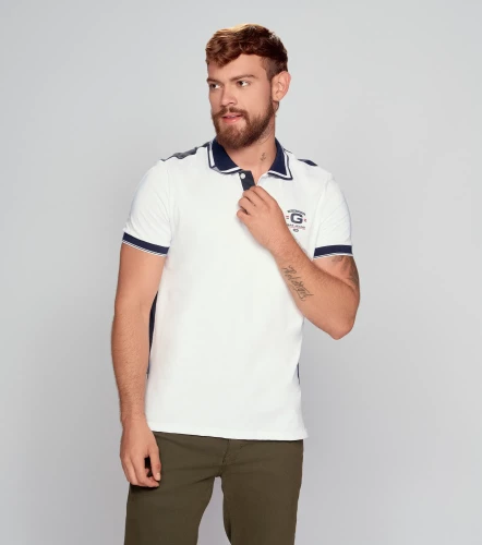 Montse Polo Masculina Slim Fit GasBL