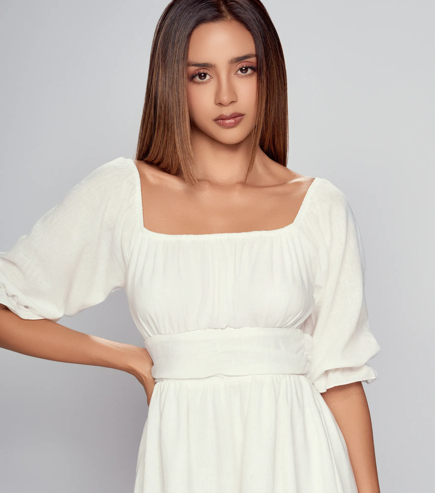 Vestido Para Mujer Corto Unicolor Derek 834788 BL