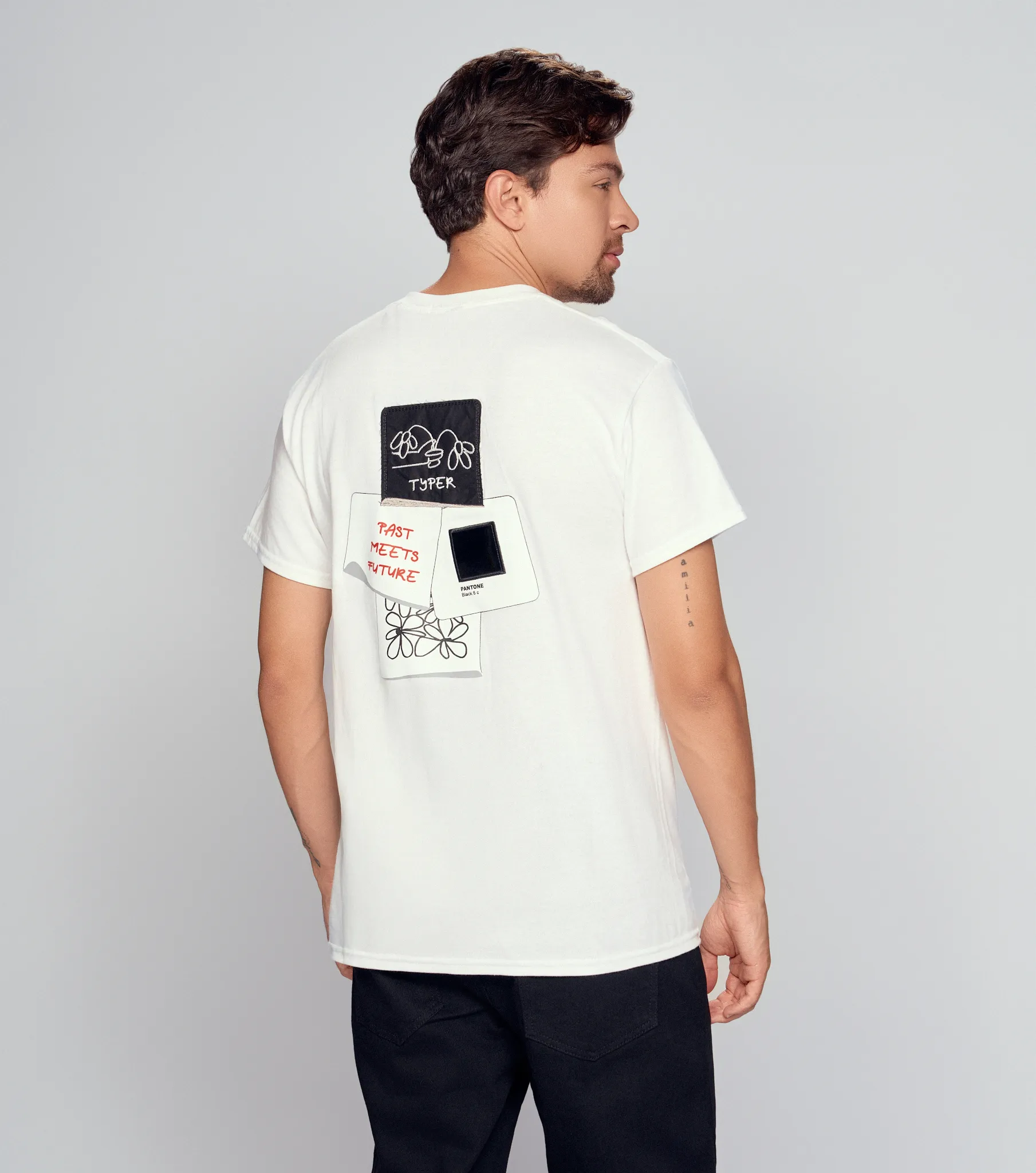 Brey T Shirt Comfort Estampado TyperBL