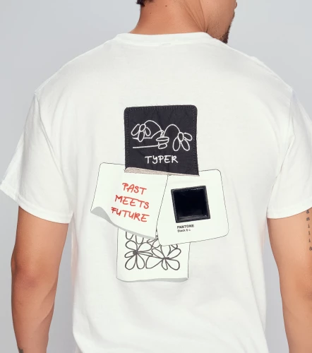 Brey T Shirt Comfort Estampado TyperBL