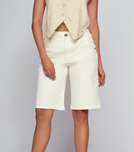 Bermuda Para Mujer En Indigo Unicolor DerekBH