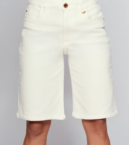 Bermuda Para Mujer En Indigo Unicolor DerekBH