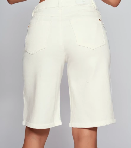 Bermuda Para Mujer En Indigo Unicolor DerekBH