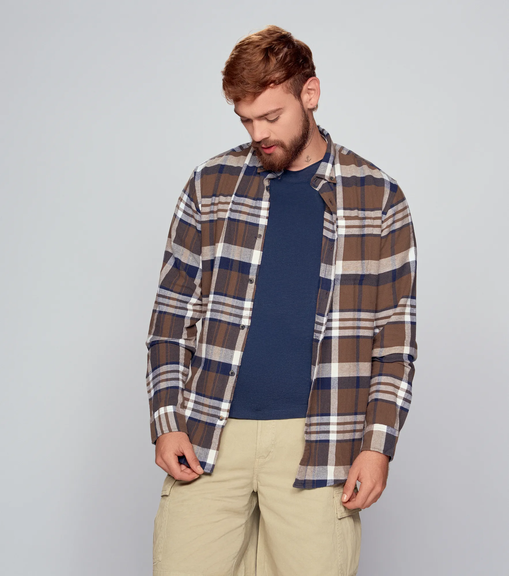 Camisa Jack And Jones Jjeclassic Autumn Check Shirt Ls SnCF